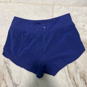 Athleta x Allyson Felix Legend Run With It Purple Shorts Size Medium